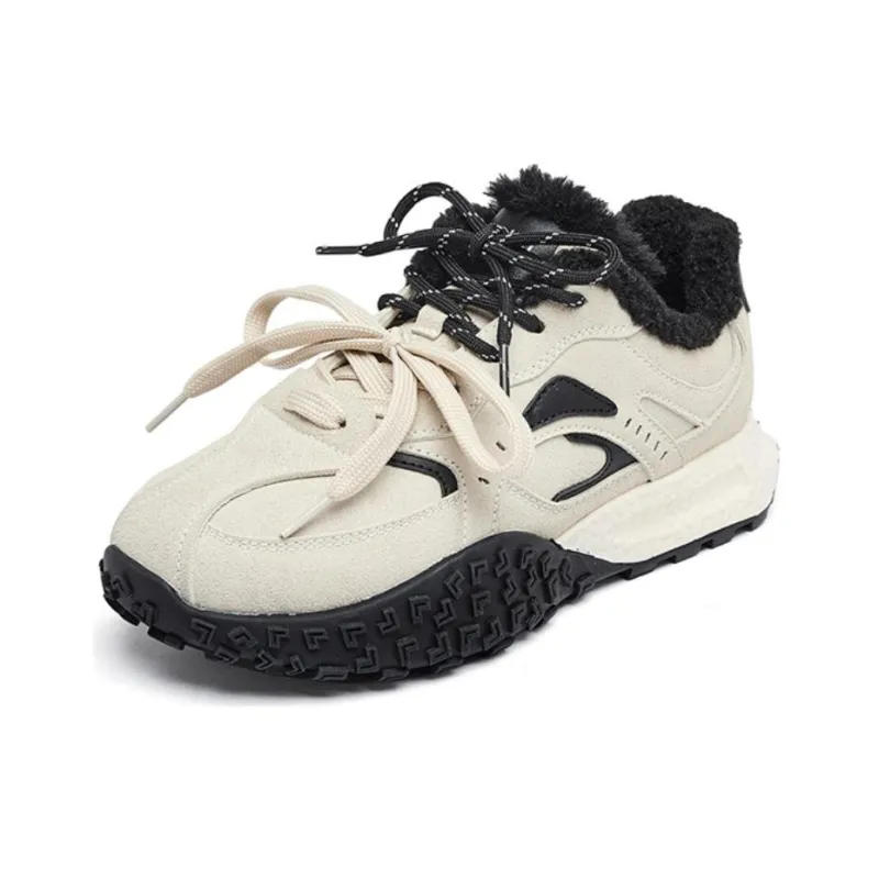 AGSDON Warm Height Increasing Low-Top Casual Shoes Women's-1