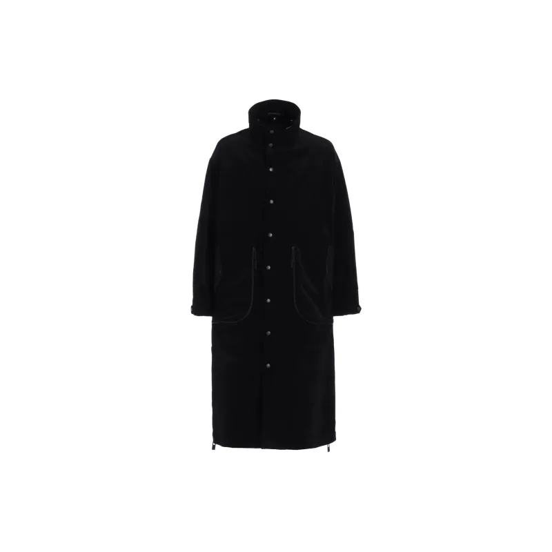 Yohji Yamamoto Hooded Trench Coat-1