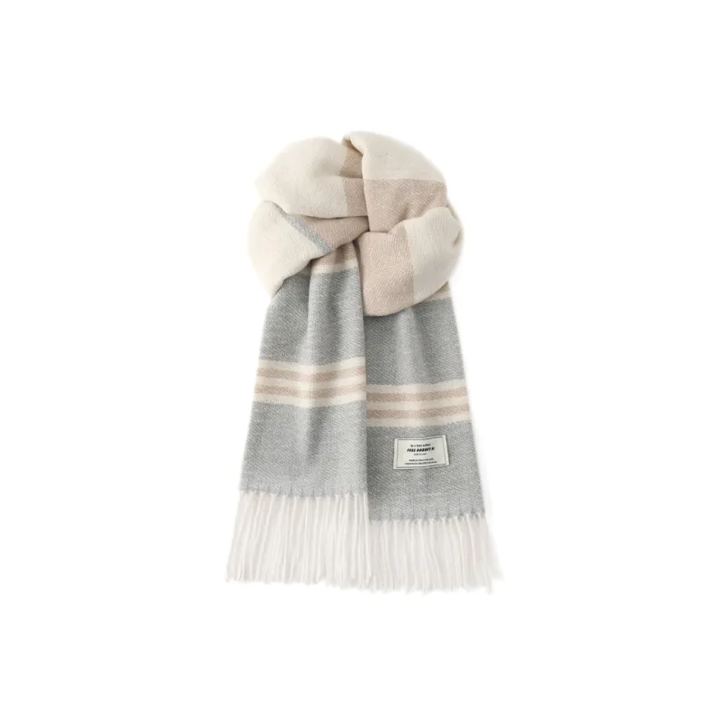 FREE RABBITⅡ Korean Style Fashion Elegance Versatile Warm Fringe Shawl Scarf Unisex-2