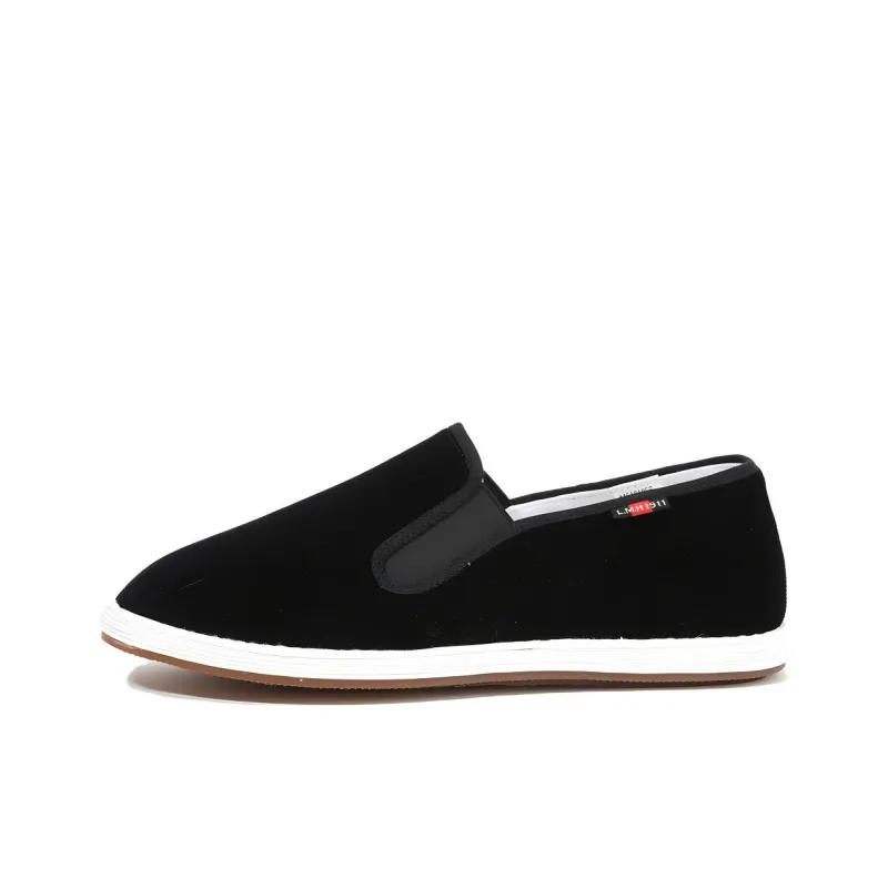 Old Meihua Men's Casual Shoes Men Low Top Black-0