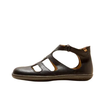 El Naturalista EL VIAJERO Roman Sandals Women's Black