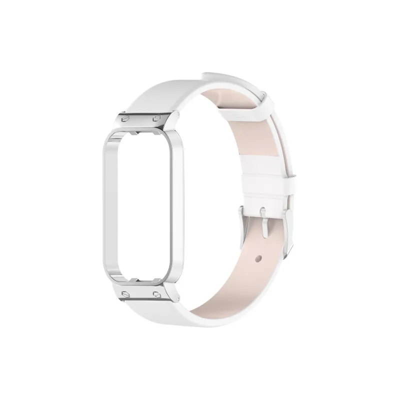 CHRROTA Compatible With Xiaomi Smart Band 8 Active Strap Redmi Band 2 Watch With Metal Frame Smart Watch Accessories-5