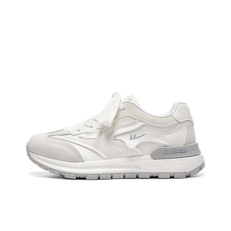 WARRIOR Ride The Wind And Waves Series Casual Shoes Women's Low Top White Light Pink-8