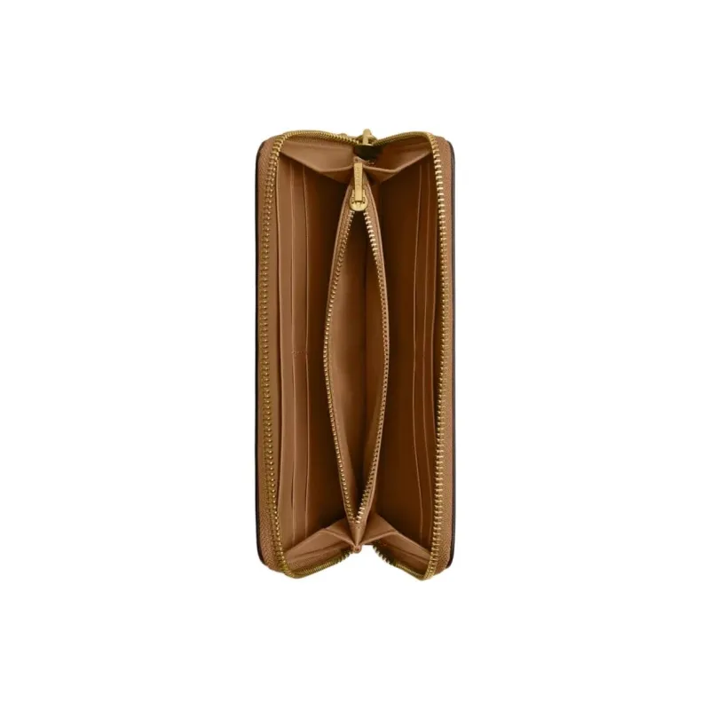 COACH Calfskin Wallet Small Size Women's Honey Brown-1