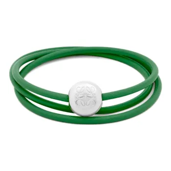 LOEWE Calfskin Bracelets Unisex Tropical Green