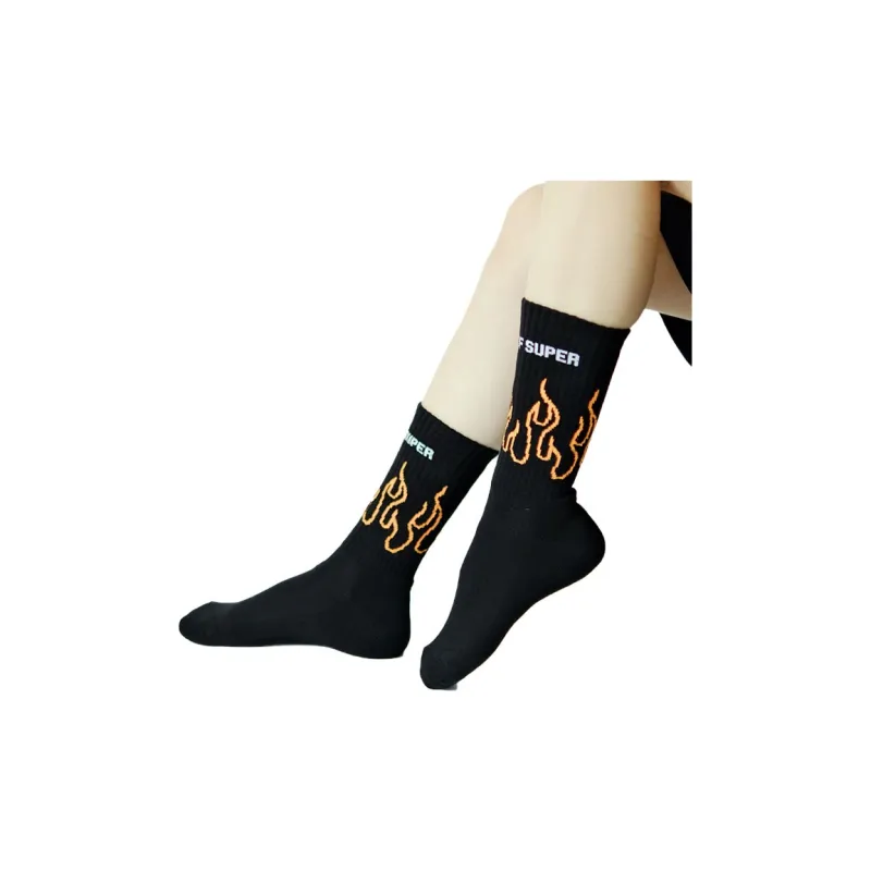 Vision Of Super Knee High Socks Unisex 1 Pack Black-0