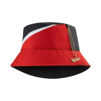 Nike Polyester Elastane Bucket Hats Women's Black Red
