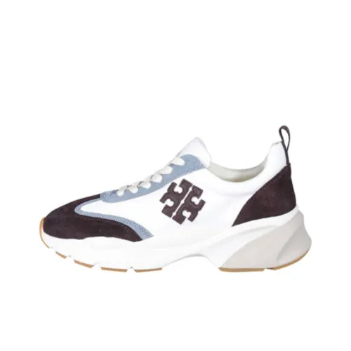 TORY BURCH Good Luck Low Top Stylish Skateboarding Shoes Women's Dark Blue