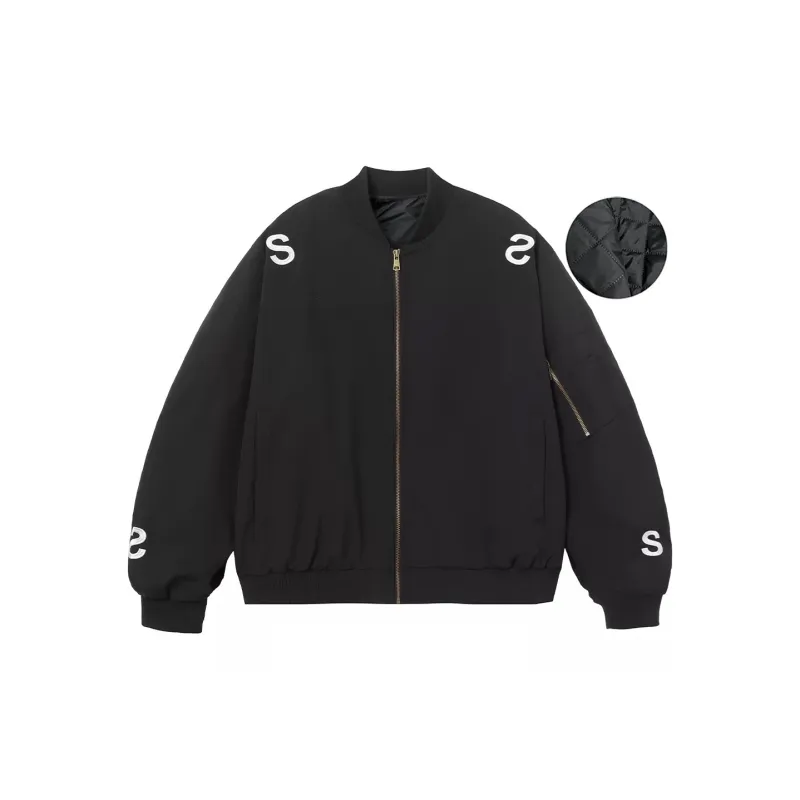 PAZZO Heavy Industry Embroidered Pilot Coach Jacket Unisex-11