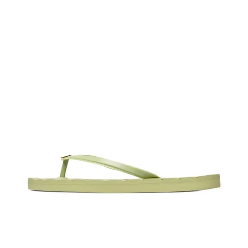 TORY BURCH Kira Flip Flops Women's Green