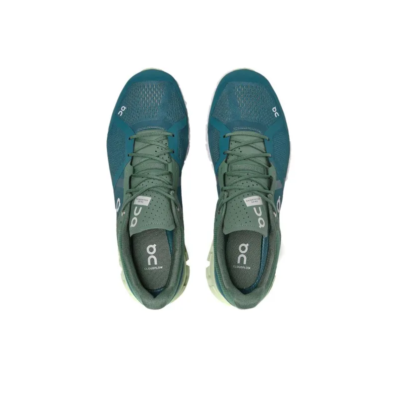 On Cloudflow Anti Slip Wear Resistant Low Top Casual Running Shoes Men's Blue-2