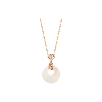 IWE Chalcedony Jade Necklaces Women's