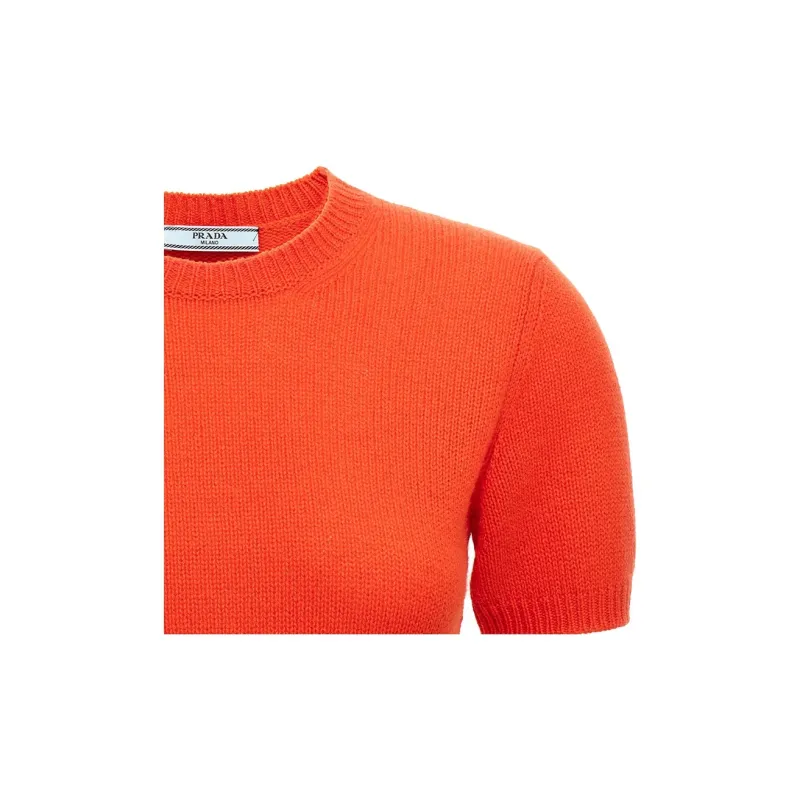 PRADA Ribbed Knitted Crewneck Jumper-5