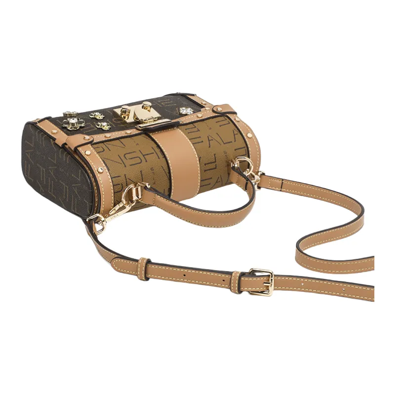 OCTSUI Cow Leather Shoulder Bag Crossbody Bag Women's Blue/Khaki/Coffee/Ecru-5