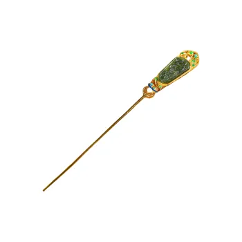 Jade Charm Yao Hetian Jade Hairpin Jasper Women's