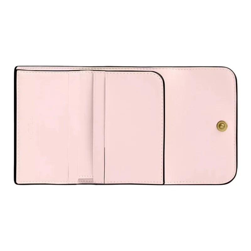 COACH Calfskin Wallet Mini Women's Blush Pink-2
