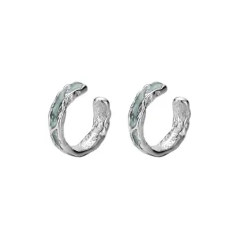 NIANNIANXI S925 Silver Clip On Earrings Unisex