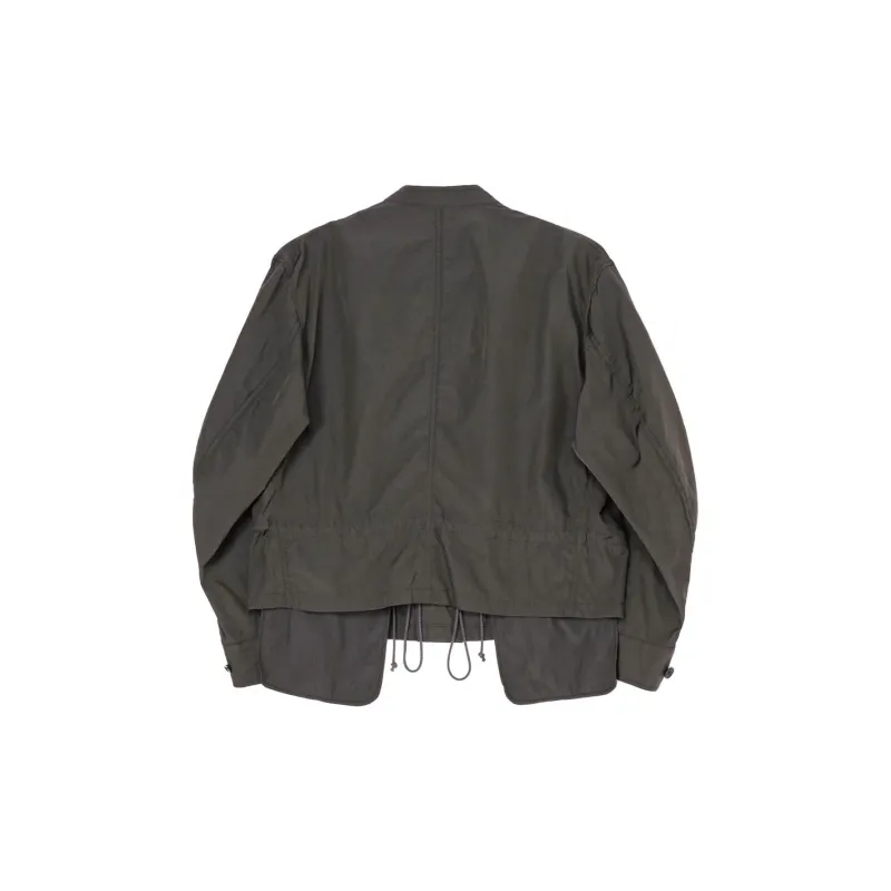 Yohji Yamamoto Jacket Unisex Charcoal-1