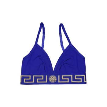 VERSACE Greca Border Bralette 'Bluette'