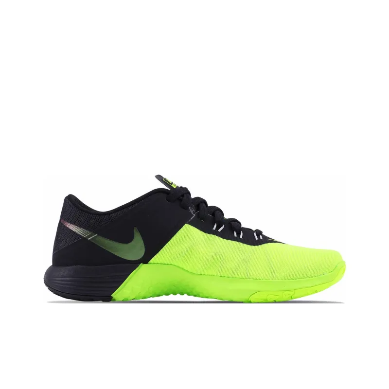 Nike FS Lite Trainer 4 Anti-Slip Wear-Resistant Low-Top Training Shoes Men's Black Yellow-1