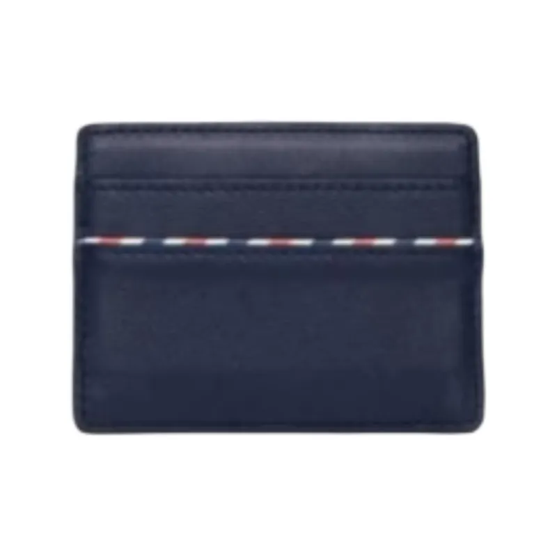 INES DE LA FRESSANGE Calfskin Card Holder Women's Marine Blue-1
