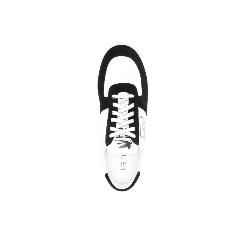 ETRO Low-Top Stylish Skateboarding Shoes Men's Black White-4