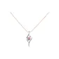 Angel's Arrow Necklace[Box Chain]Pink Zircon