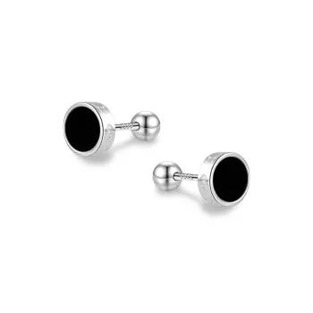 ETAHLOVE Sterling Silver Stud Earrings Unisex Date Confession Birthday Surprise Anniversary Commemoration