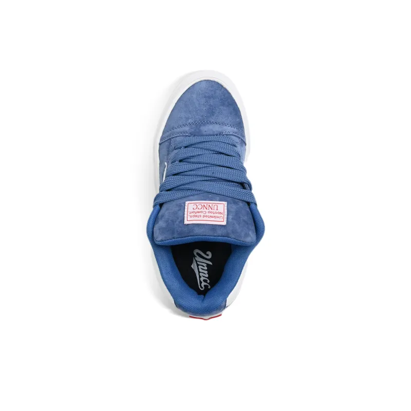 UNNCC Anti Slip Wear Resistant Low Top Skateboard Shoes Unisex Dark Blue-3