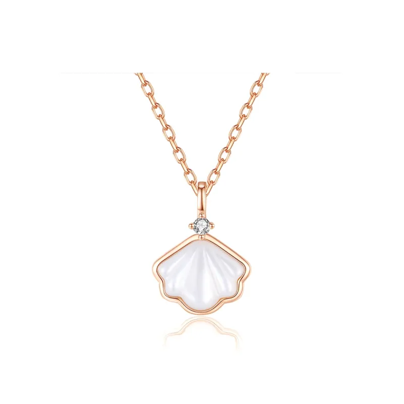 CHIEMOT S999 Fine Silver Collarbone Chain Women's-0