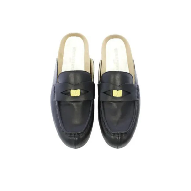 INES DE LA FRESSANGE Closed Toe Slippers Women's Black-4