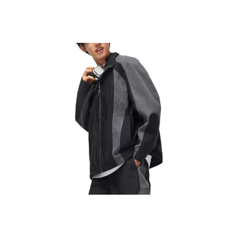 LiNing Sports Trend Series Trench Coat Men's Black-2