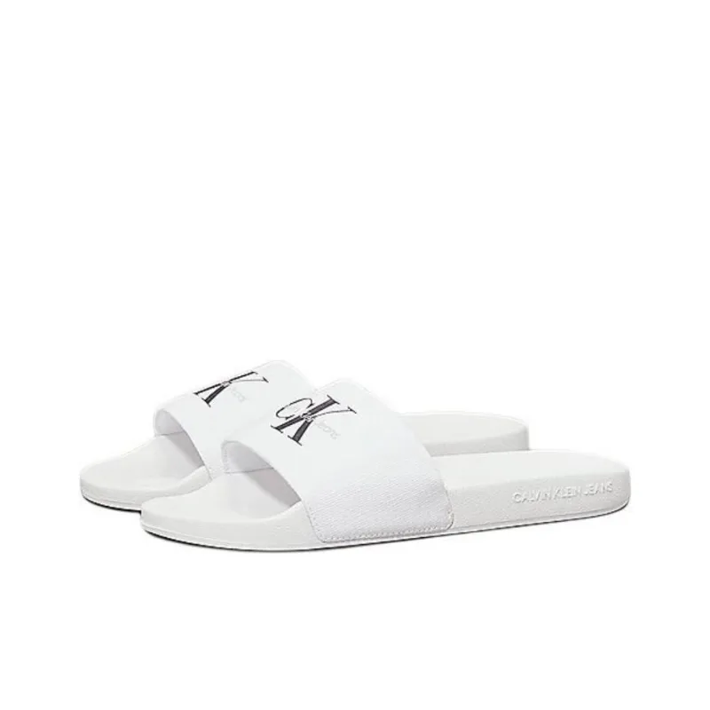 CALVIN KLEIN Slide Slippers Women's White-2