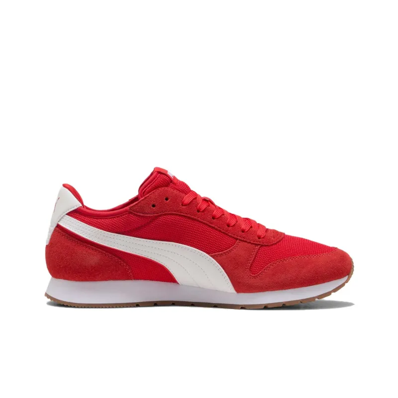 PUMA Anti Slip Wear Resistant Low Top Casual Running Shoes Men's Red White-1