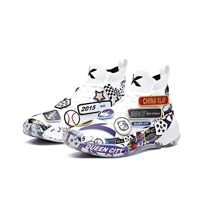 Anta KT4 KT ALL STAR Cushioning Anti Slip And Wear Resistant High Top Performance Basketball Shoes Men's White-2