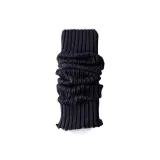 Fall Winter Leg-Shaping Slouch Socks Liner① (Black 1 Pack)