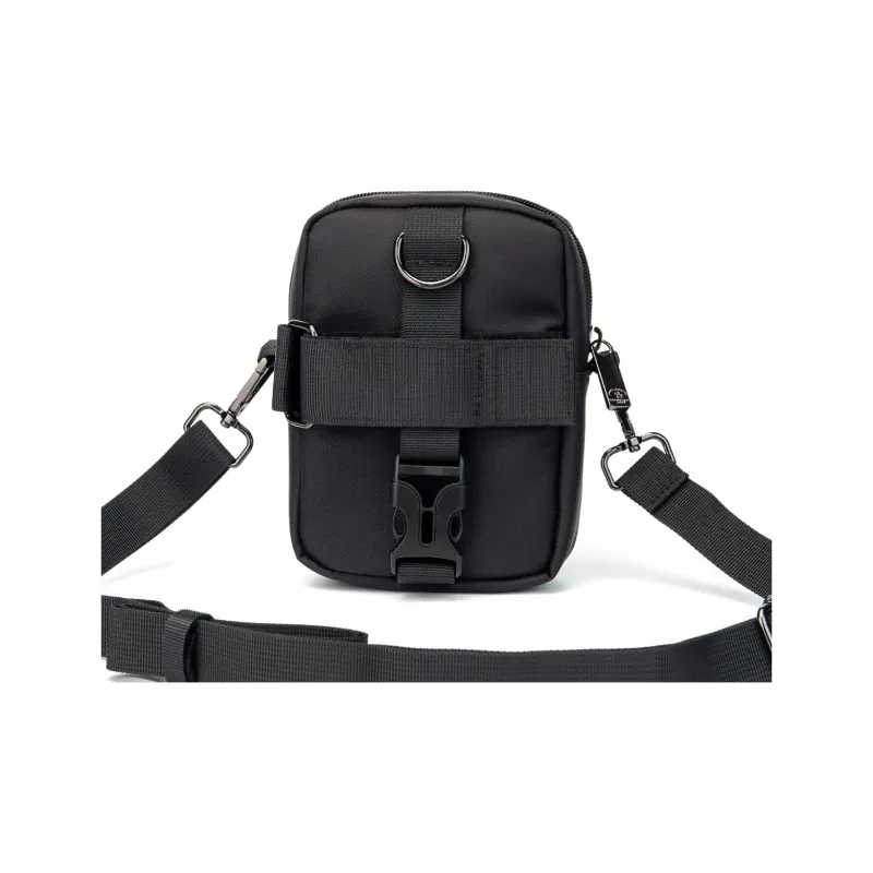 SANTA BARBARA POLO & RACQUET CLUB Fabric Shoulder Bag Regular Men's Black/Royal Blue-3
