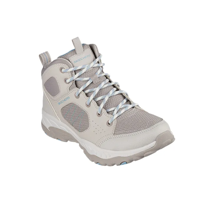 Skechers OUTDOOR Anti Slip And Wear Resistant Warm Mid Top Outdoor Shoes Women's Beige Brown-2
