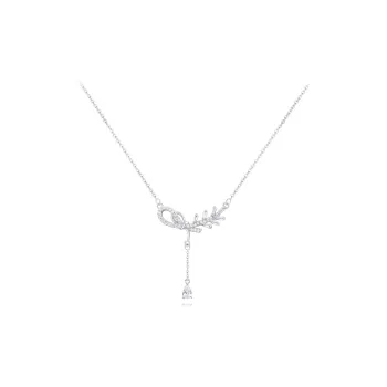 FANFRI Zircon Necklaces Women's Couple's Anniversary And Birthday Gift Confession Box