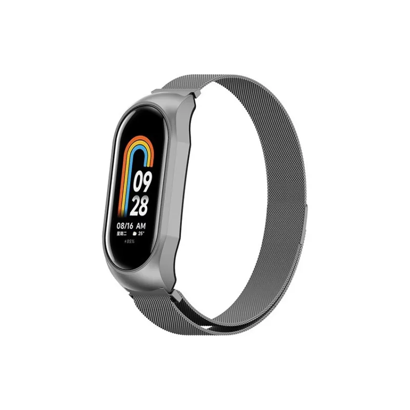 CHRROTA Watch Band Compatible With All Devices 45mm Made Of Steel-1