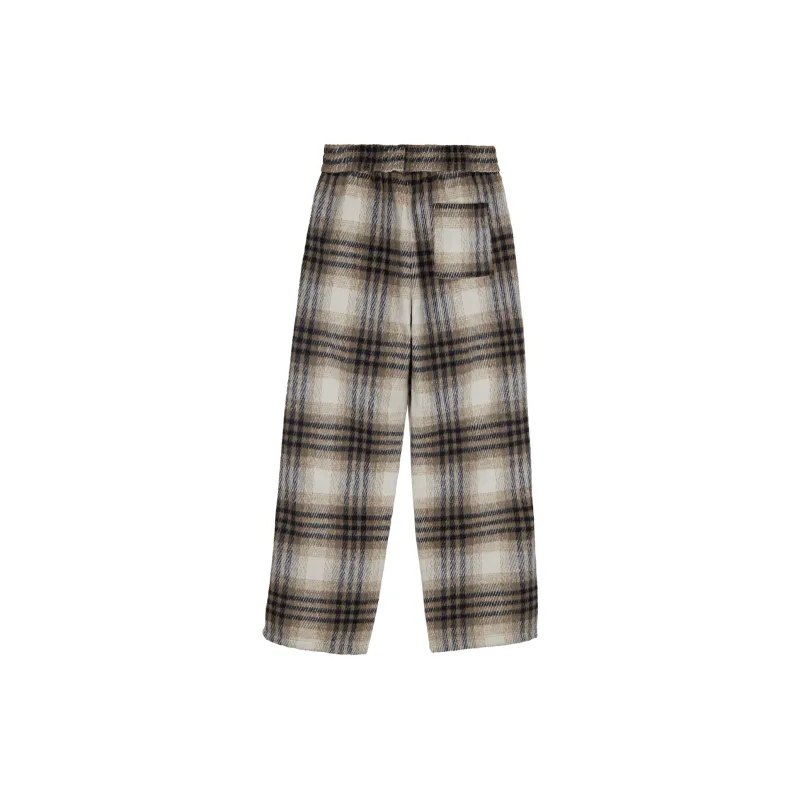 ZUOBEIKA Casual Pants Unisex Apricot-1