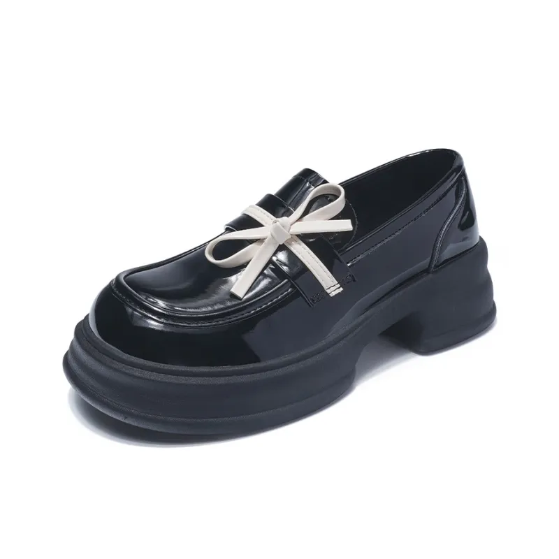 La Chapelle Loafers Women's Black/Beige-1