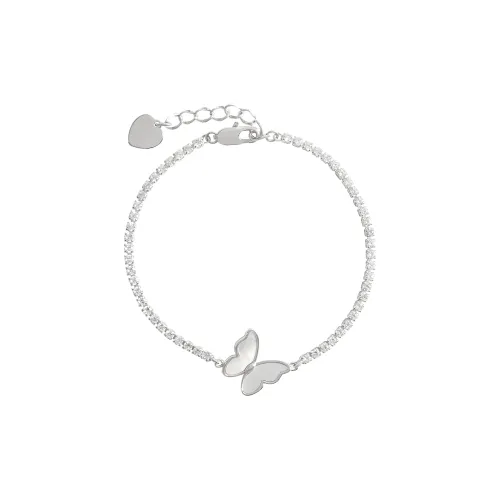 KEYS VIA Copper Alloy Colorful Shell Synthetic Cubic Zirconia Bracelets Women's