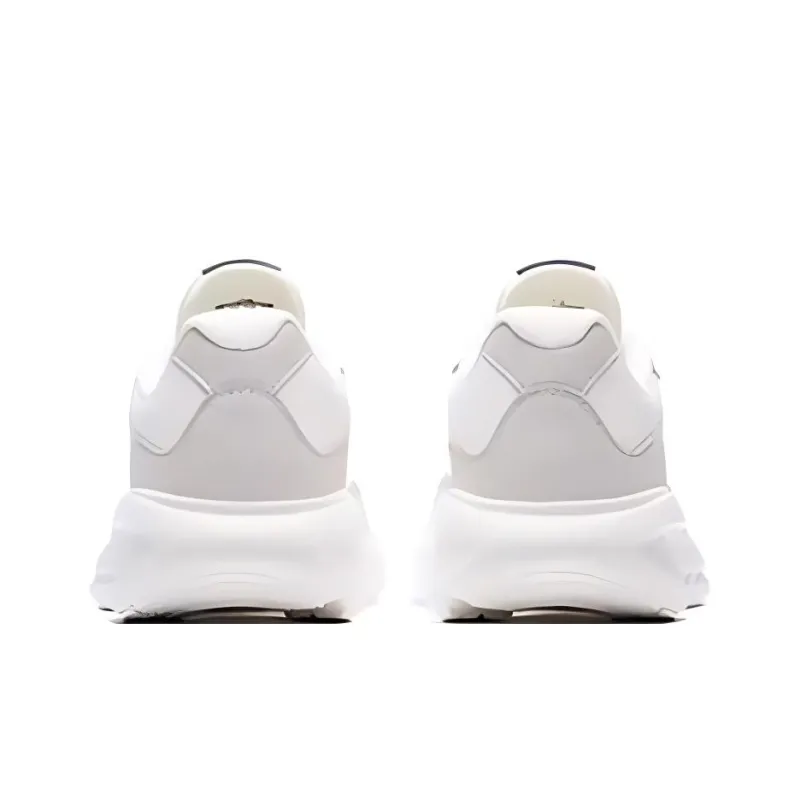 Anta Nebula Abrasion Resistant Breathable Low Top Casual Running Shoes Men's White Gray-2