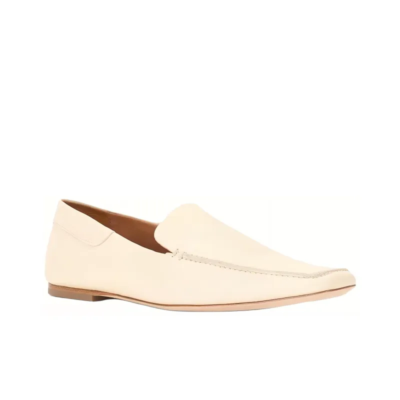 Staud Becks Soft Loafer Loafers Women's White-2