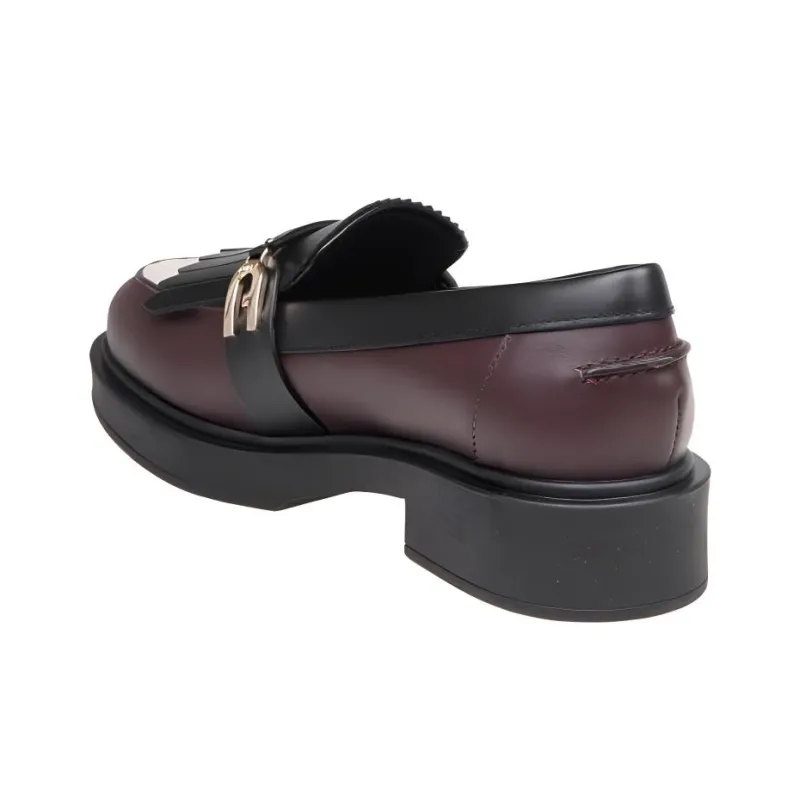 Furla Chianti Loafers Women's Brown Black-3