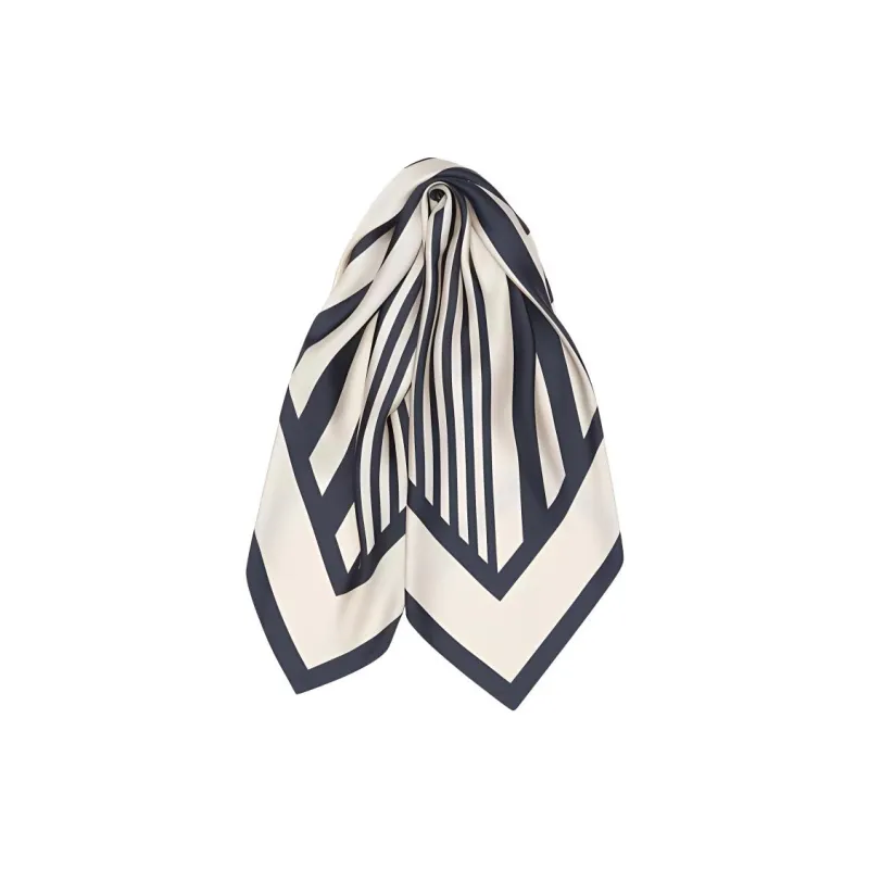 THEORY Mulberry Silk Silk Scarves Women's Black-1