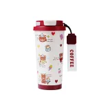 Red Lid Puffy Bear