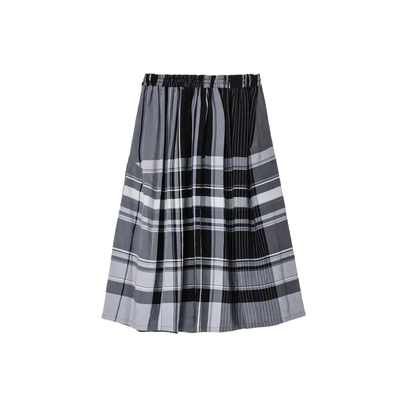 Yohji Yamamoto Casual Long Skirt Women's Blue-1