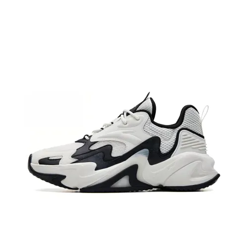 Anta Walker 3.0 Cushioning Anti Slip And Wear Resistant Low Top Casual Shoes Women's White Black